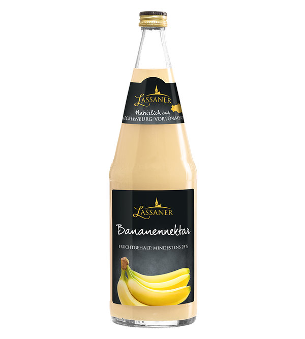 LASSANER - Fruchtnektar - Bananennektar 1l  (inkl.0,15€ Pfand)
